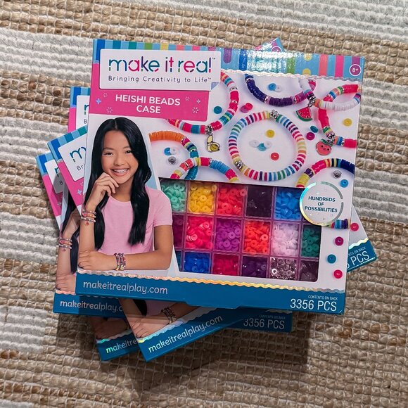 NEW Make It Real Heishi Beads Case- 3356pcs - Picture 2 of 8